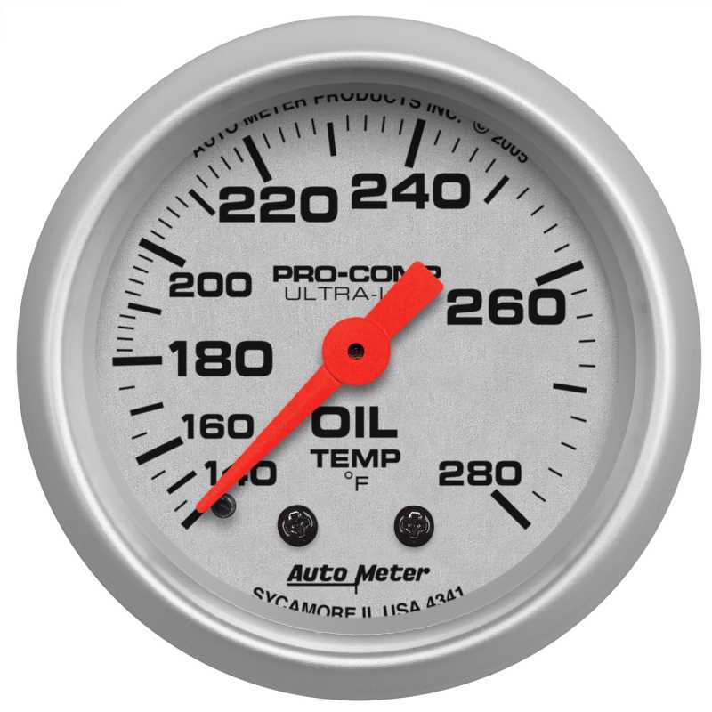 Ultra-Lite® Mechanical Oil Temperature Gauge 4341